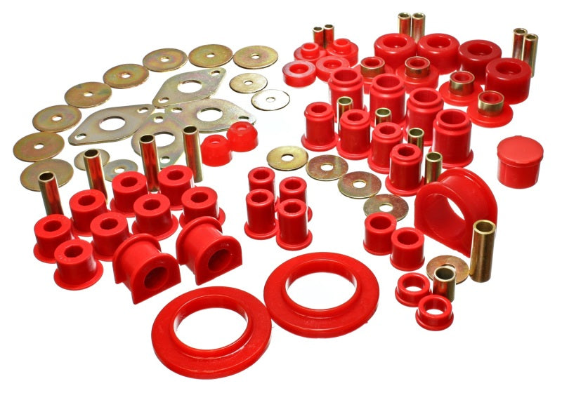 Energy Suspension eng8.18107R 01-04 Toyota Tacoma Red Hyper-Flex Master Bushing Set