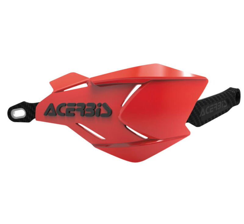Acerbis X-Factor Red and Black Motorcycle Handguards - ACB2634661018
