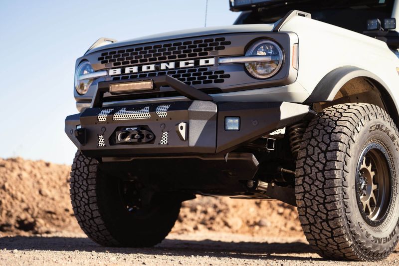 DV8 Offroad MTO Series Winch-Ready Front Bumper DVEFBBR-01 for 2021-2025 Ford Bronco