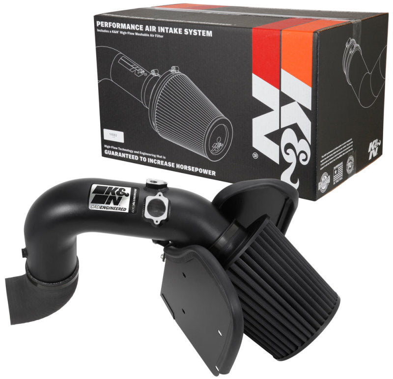 K&N Engineering Blackhawk Induction Cold Air Intake Kit KN-71-1557 for 2007-2009 Dodge Ram 2500/3500 6.7L Diesel