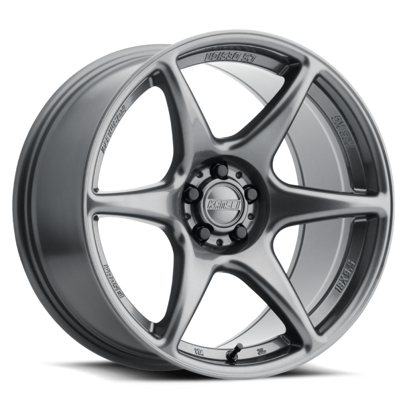 Kansei Tandem K11G 18x9.5-Inch Forged Gunmetal Wheel, 5x114.3 Bolt Pattern, +22 Offset