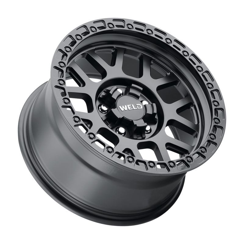 Weld W104 17X9.0 Cinch 5X114.3 5X127 ET-12 BS4.50 Satin Black Gloss Black 78.1