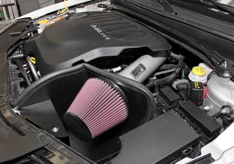 K&N Engineering 69-2546TS Silver Typhoon Cold Air Intake for 2011-2013 Dodge Avenger 3.6L V6