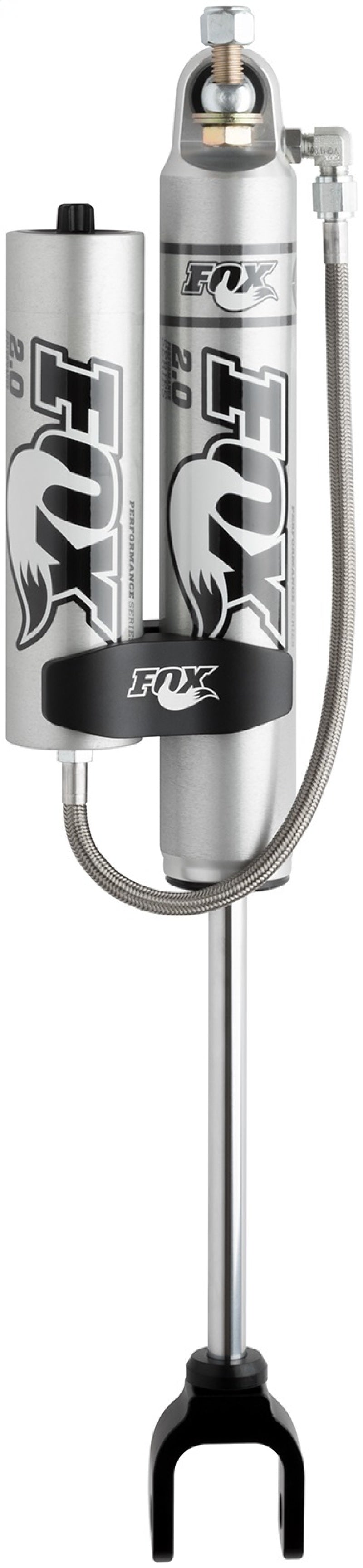 FOX Performance Series 2.0 Remote Reservoir Front Shock for 2011+ Chevy and GMC HD Trucks, 0–1 in. Lift, Part Number FOX980-24-964