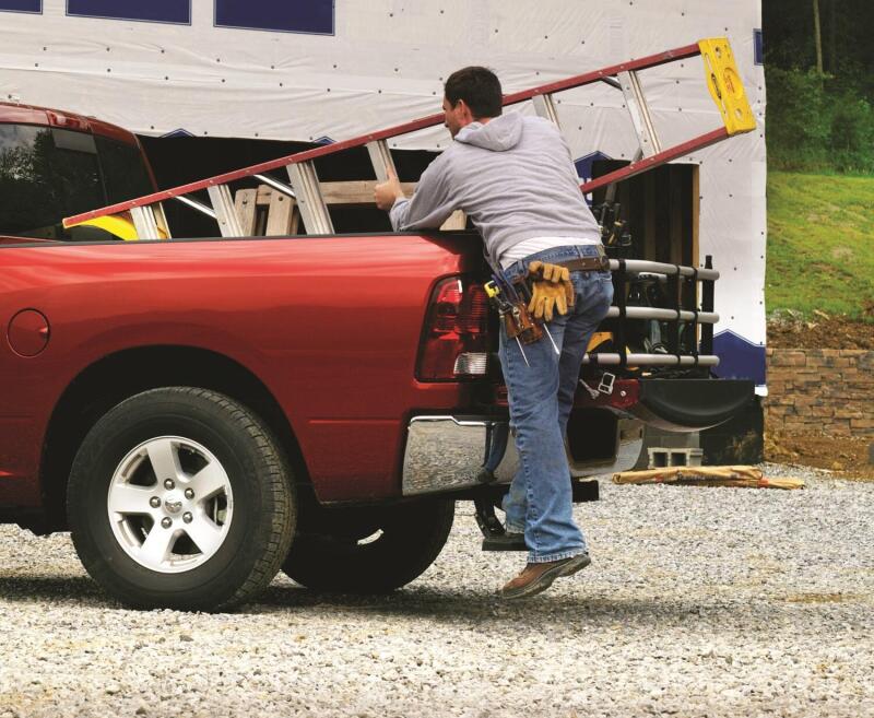 AMP Research BedStep Retractable Rear Bumper Step AMP75306-01A for Ram 1500, 2500 and 3500