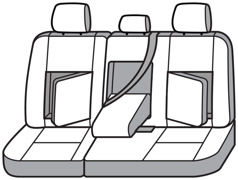 Covercraft 19-24 Chevrolet Silverado Carhartt SeatSaver Custom Second Row Seat Covers - Gravel
