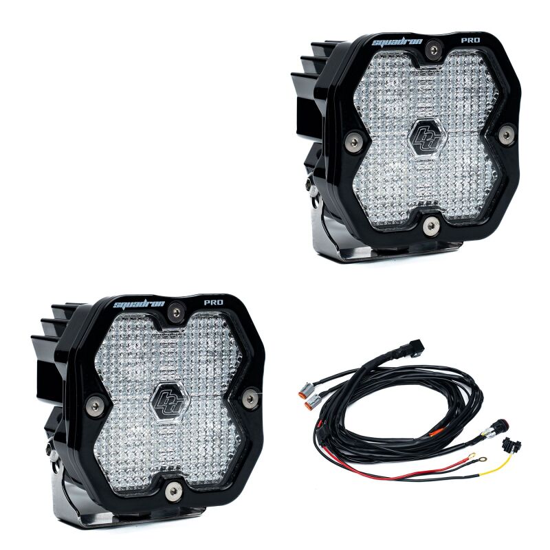 Baja Designs Squadron-R 2.0 Sport LED Work/Scene Light Pair - Automotive LED Lighting