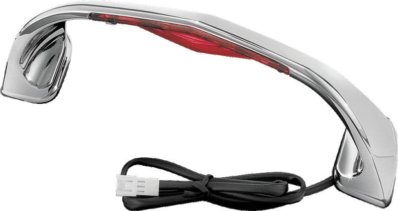 Kuryakyn 3215 L.E.D. Lighted Trunk Lid Handle for 2001–2017 Honda GL1800 Gold Wing, Chrome