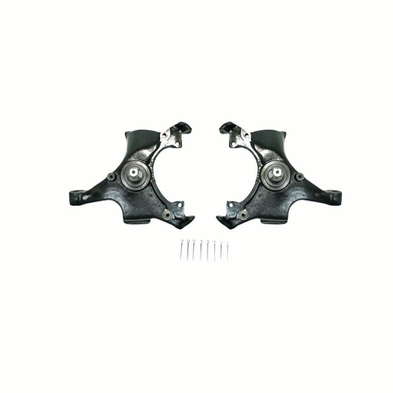 Belltech bel2500 2-Inch Drop Spindle Set for 1988-1998 GM C1500 and C2500 6-Lug Trucks