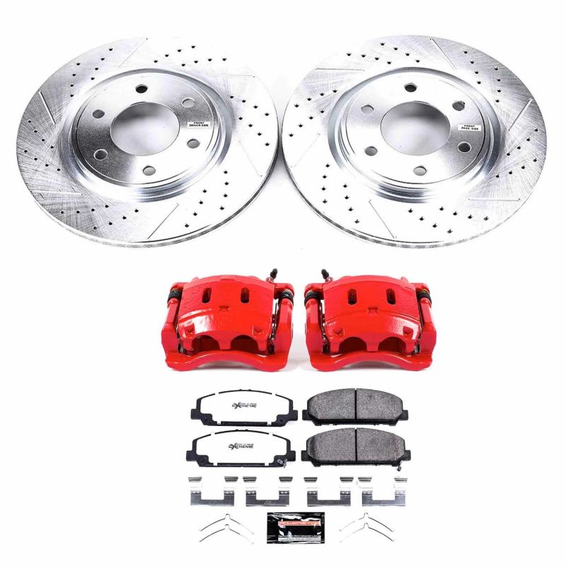 Power Stop 12-15 Nissan Armada Z36 Truck and Tow Kit w/ Calipers - Front