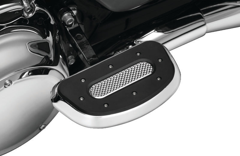 Kuryakyn Heavy Industry Chrome Passenger Floorboards for Harley-Davidson Touring Models - Part 7043