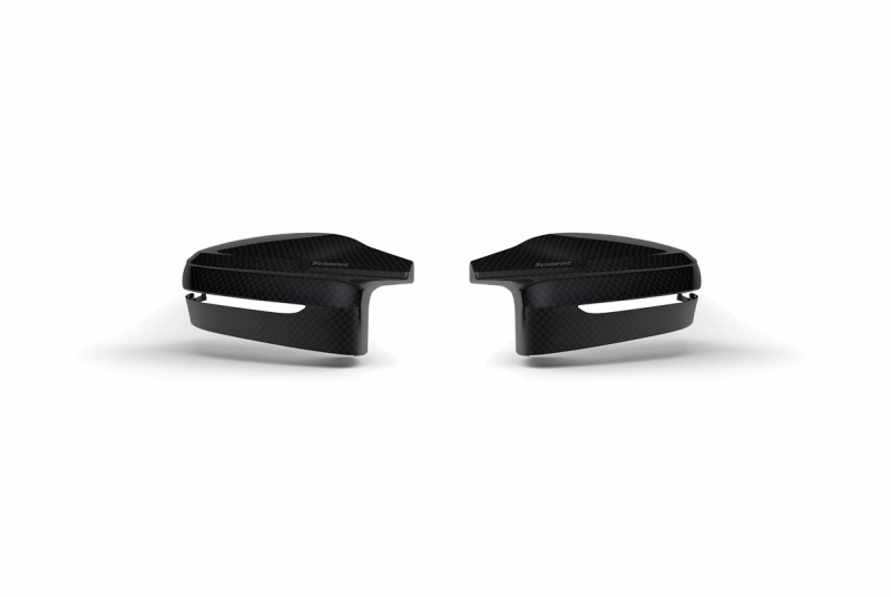 Akrapovic Carbon Fiber Mirror Cap Set for 2021+ BMW M2, M3, and M4 – Part Number AKR WM-BM/CA/4/G