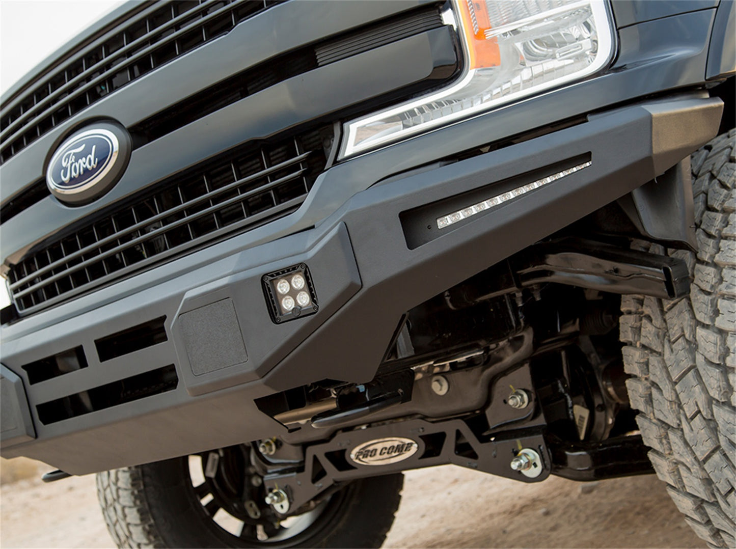 Innovative Creations Inc - AL-FBM15FDN-RT - Bumper- Front - ICI (Innovative Creations) AL-FBM15FDN-RT Alumilite Front Bumper Fits F-150