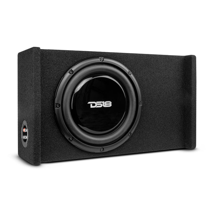 DS18 10" Loaded Shallow Down Fire Subwoofer Enclosure 300 Watts Rms SKU: EN-DF10