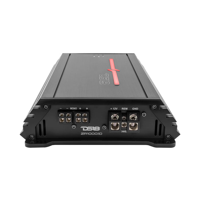 DS18 ZR 1-Channel Class D Amplifier 1000 Watts RMS-1 Ohm SKU: ZR1000.1D