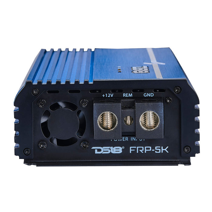 DS18 FRP Compact Full-Range Class D 1-Channel Amplifier 5,000 Watts Rms @ 1-Ohm Blue SKU: FRP-5K/BL