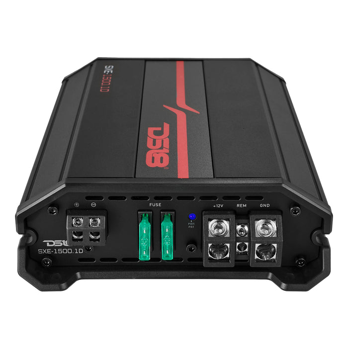 DS18 SXE Class D Monoblock Car Amplifier 1 x 500 Watts RMS @ 1 Ohm 1500 Watts SKU: SXE-1500.1D/BK