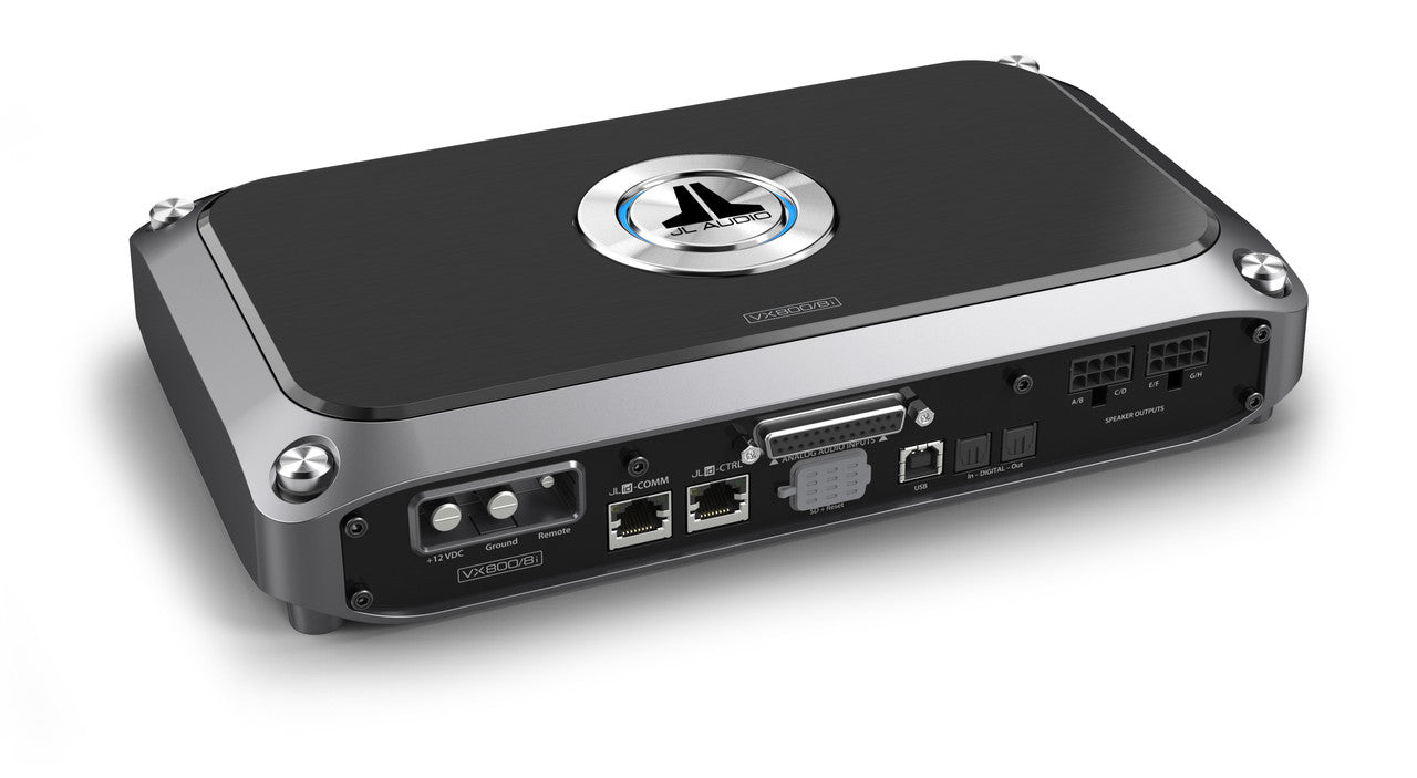 JL Audio® VXi Car Full-range Amplifier 8 Channel Full-range Amplifier with Integrated DSP (800 W) (VX800/8i)