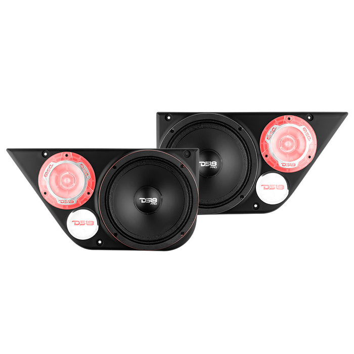 DS18 Jeep JKU 6.5" Back Door Panels SKU: JK-BD-LR