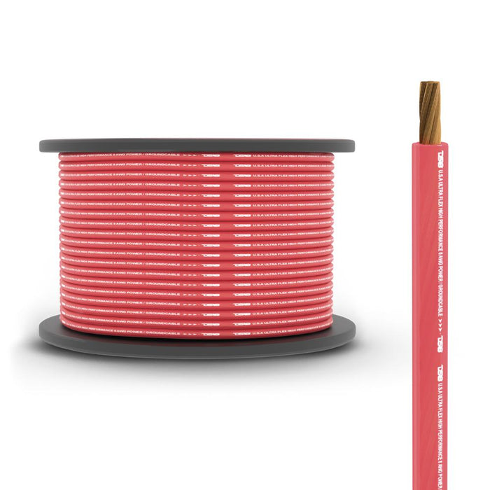 DS18 8-GA CCA Ground, Power Cable, 250 Feet SKU: PW-8GA-250RD