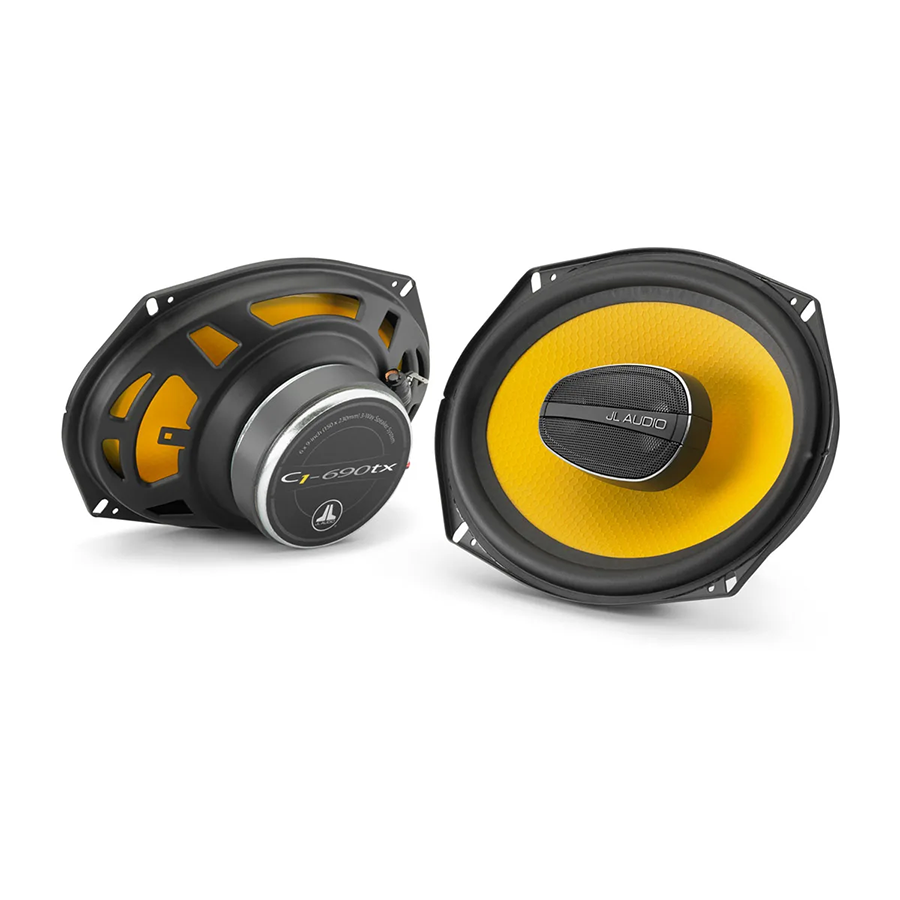 JL Audio 6" x 9" 3-Way Coaxial C1 Car Speakers C1690TX - View 1