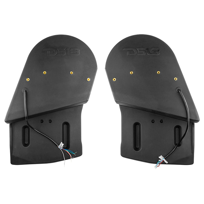 DS18 Jeep JL/JLU 10" Wheel Well Seald Subwoofer Enclosure Left and Right Side SKU: JL-SUB10/LR