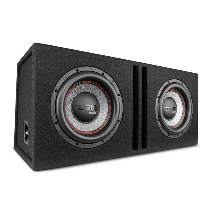 DS18 GEN-X210LD Bass Package 2 x GEN-X104D 10" Subwoofers In a Ported Box 1600 Watts SKU: GEN-X210LD