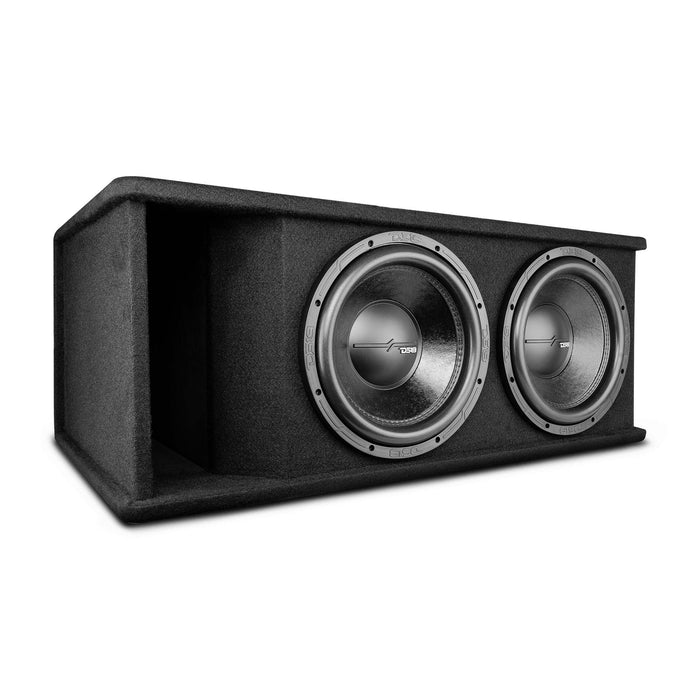 DS18 Dual 12" Loaded Subwoofer Ported Enclosure With ZR12.4D 1500 Watts Rms SKU: ZR212LD