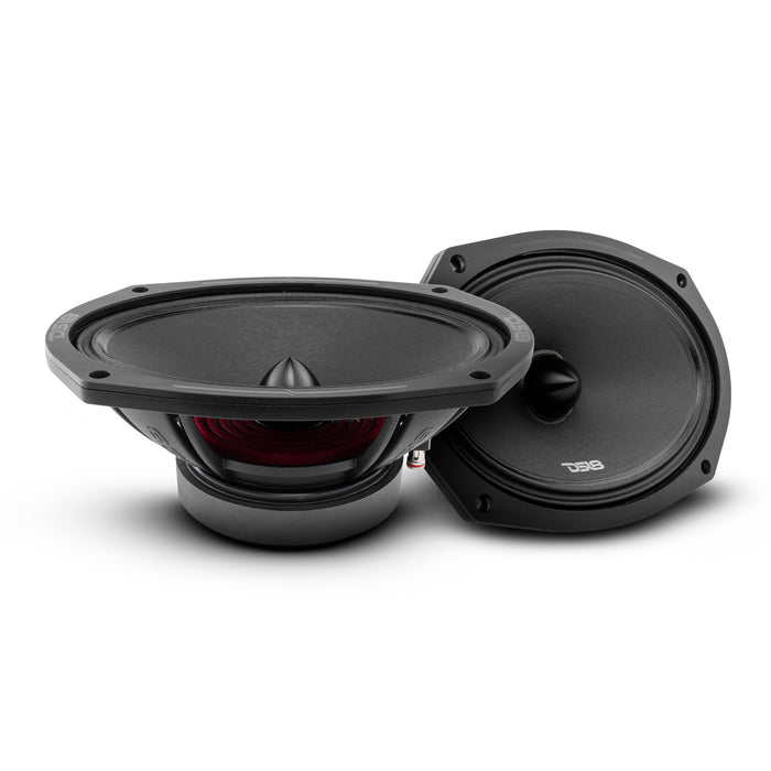 DS18 PRO-ZXI 6x9" Mid-Range Bullet Loudspeaker Neodymium/Ferrite Magnets 300 Watts Rms 4-Ohm SKU: PRO-ZXI694BM