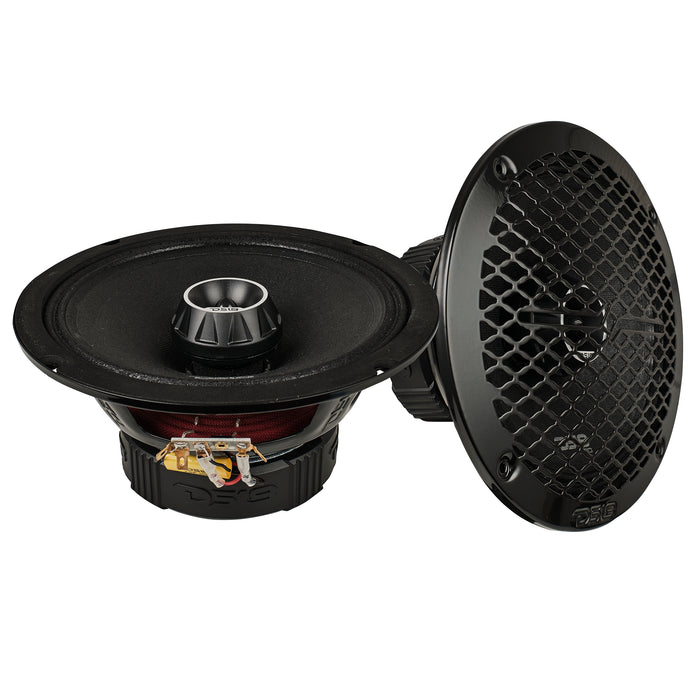 DS18 PRO-ZT 8" Coaxial Mid-Range Loudspeaker with Water Resistant Cone Built-in Bullet Tweeter and Grill 275 Watts Rms 4-Ohm SKU: PRO-ZT8
