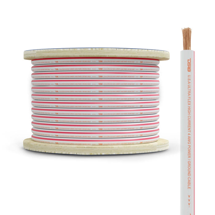 DS18 4-GA Marine Grade Tinned 100% Copper OFC Power Wire -50 Feet SKU: MOFC4GA50P