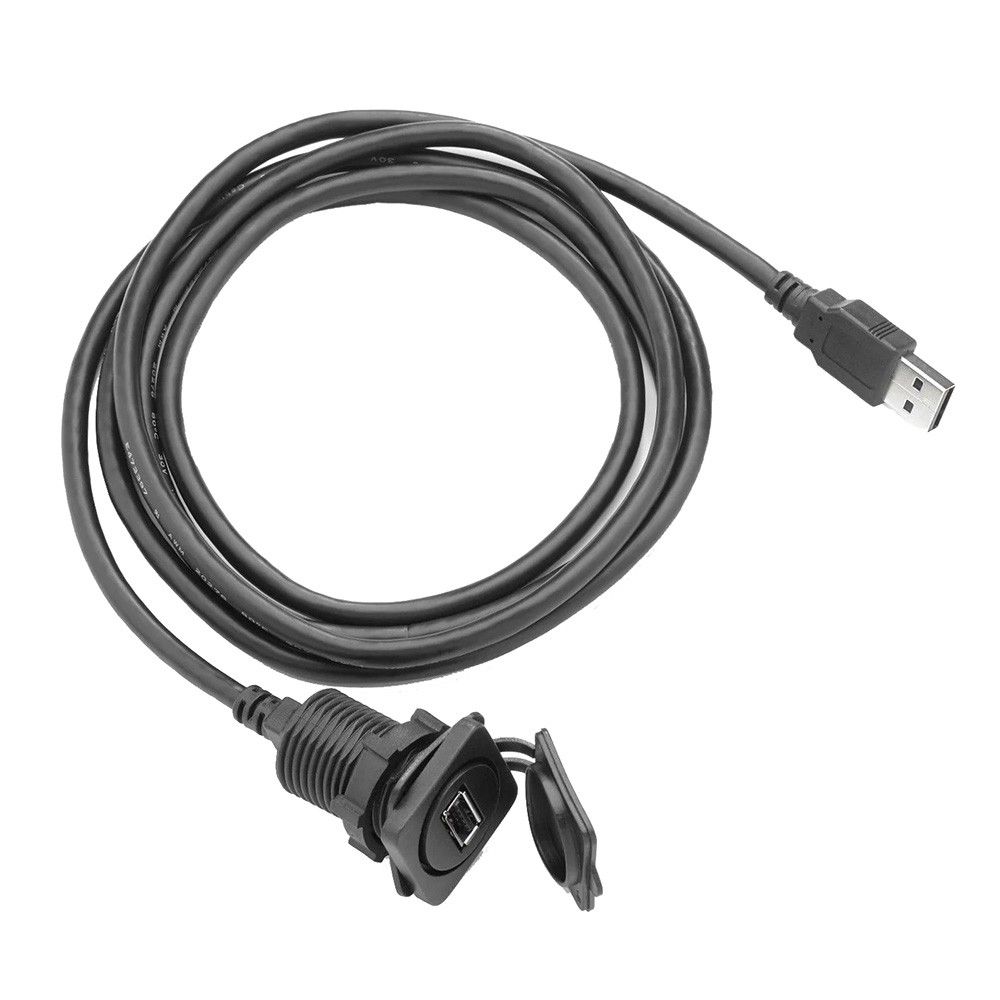 JL Audio® Panel-Mount Audio Connector USB Port for Panel-mounting (XMD-USB1X-PNL - View 1