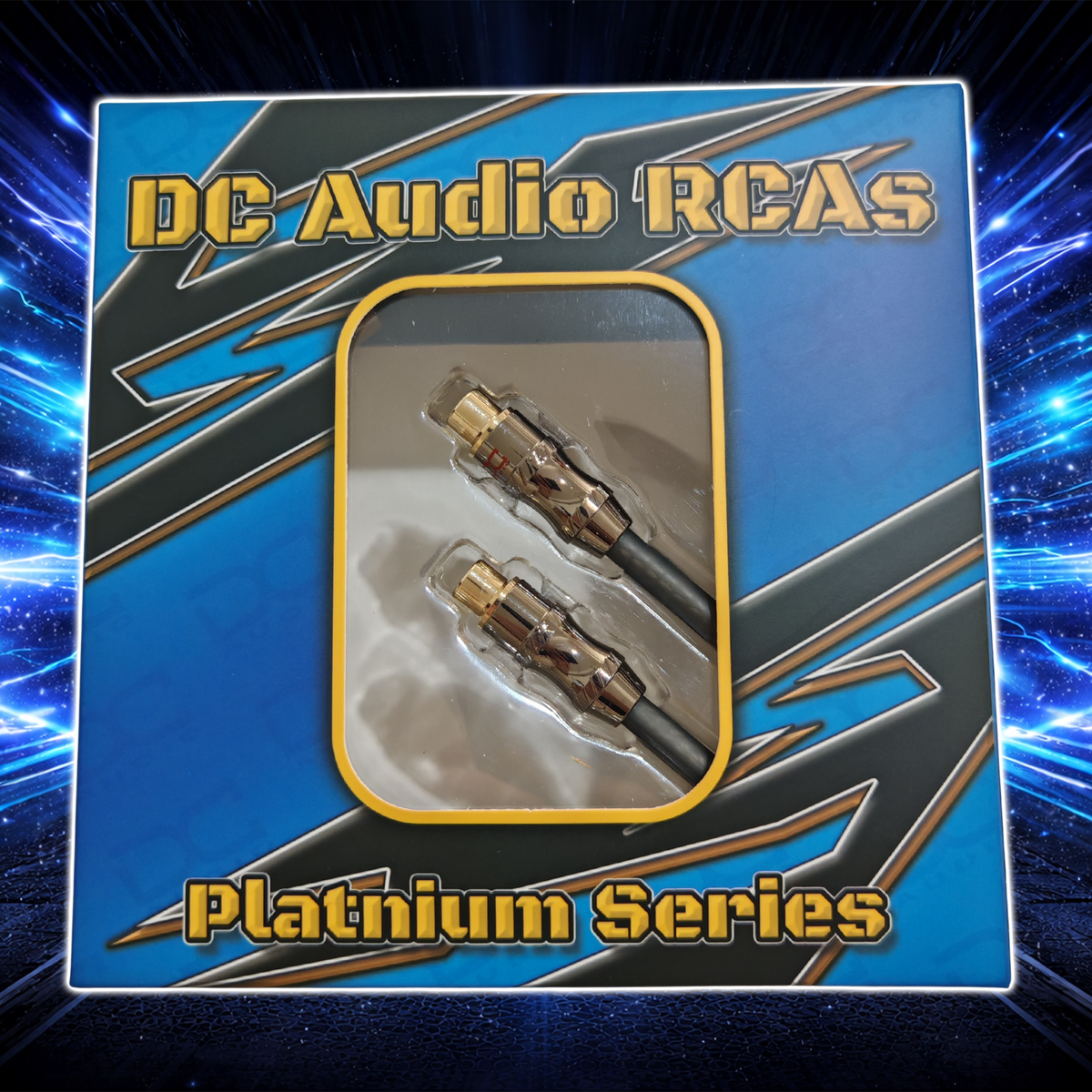DC Audio PT-1M-2F Platinum Series RCA's 1M-2F Y Connector
