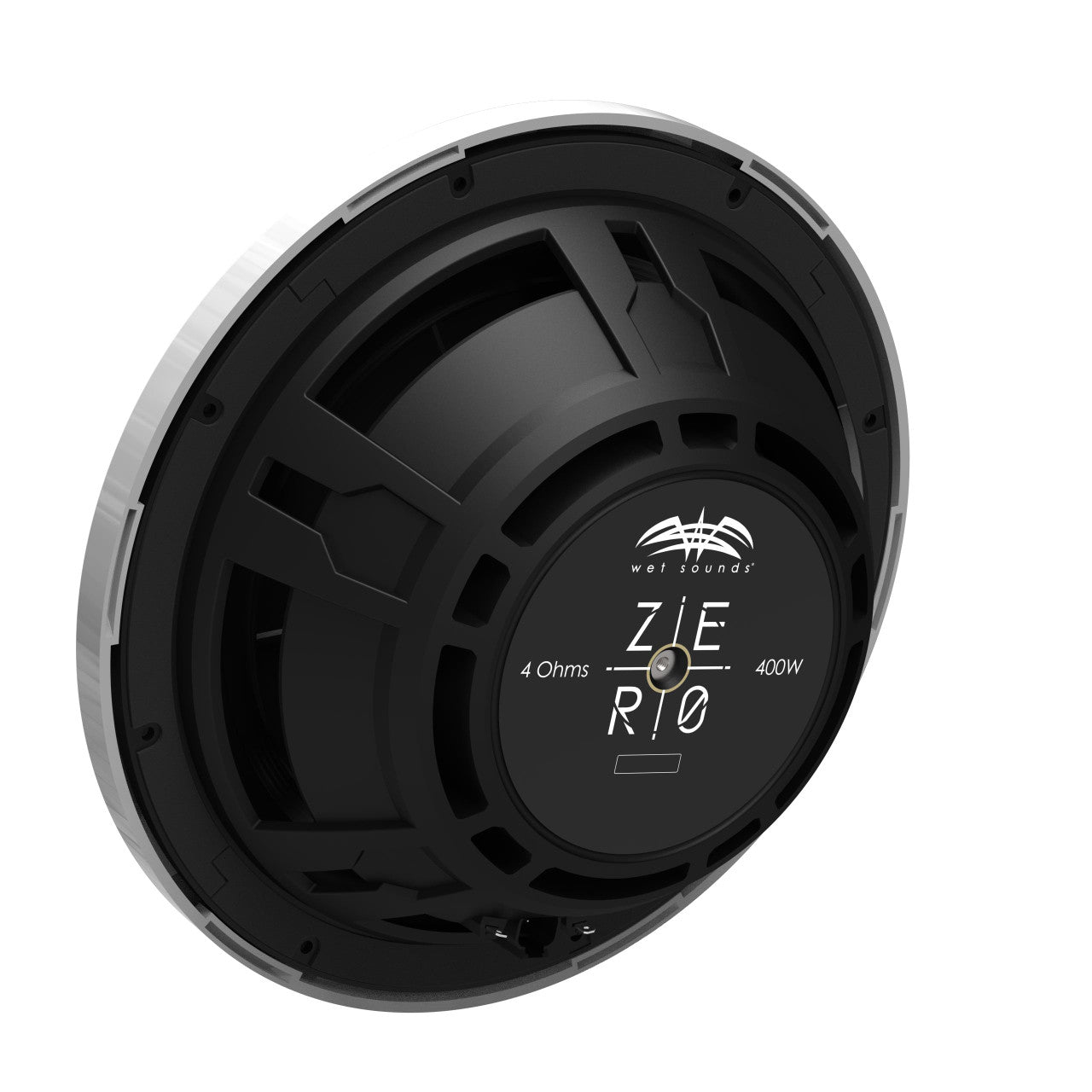 Wet Sounds ZERO-12 XZ W ZERO Series 12" 2/4-ohm marine subwoofer (White) - View 3