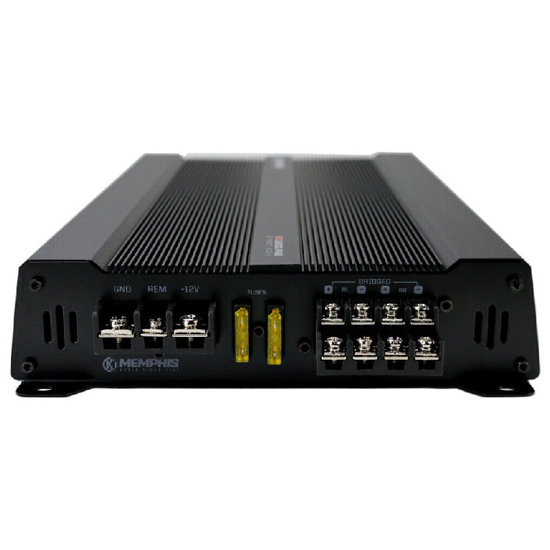 Memphis SE1200.4V2 Street Edge Series Version 2 85W x 4 RMS @2Ohms, 1200W Max Power 4-Channel Amplifier