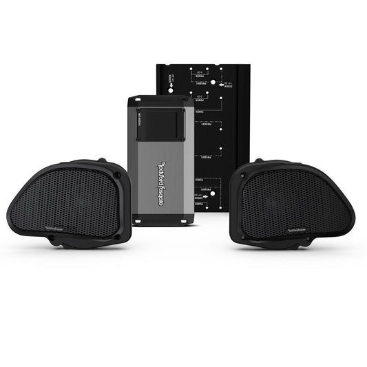 Rockford Fosgate HD9813RG-STG2 Stage-2 Amplified 2-Speaker M5 Audio Kit Compatible With Select 1998-2013 Road Glide Motorcycles
