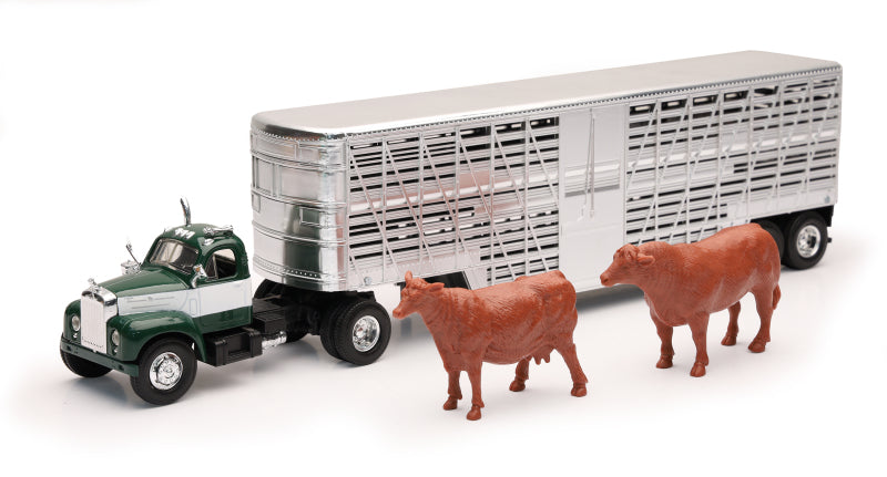 New Ray Toys 1953 Mack B61 Lvstk Ctl 1:43