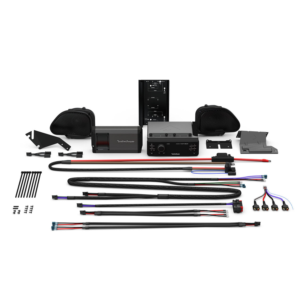 Rockford Fosgate Stage-2 Amplified 2-Speaker & Receiver M5 Audio Kit Compatible - View 3