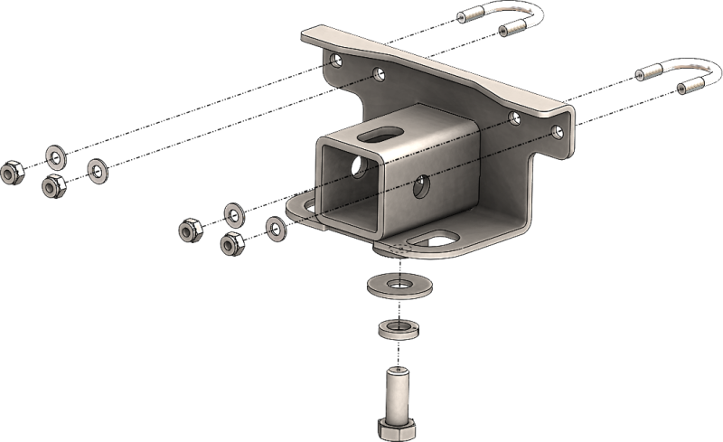 KFI Receiver Hitch Rear