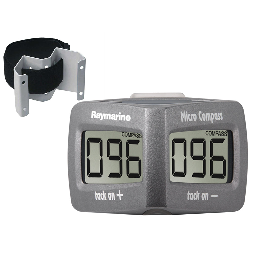 Raymarine Wireless Micro Compass System w/Strap Bracket - View 1