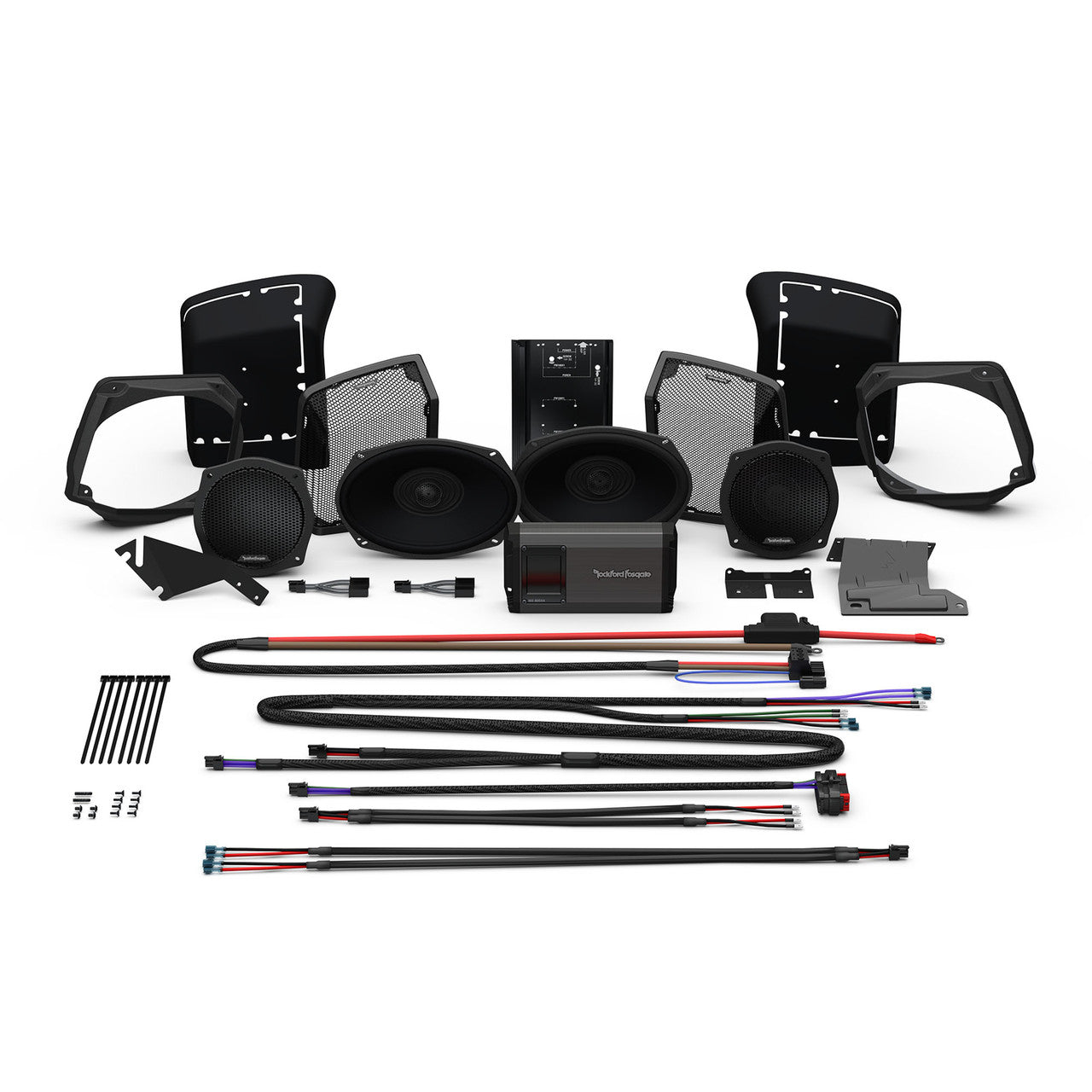 Rockford Fosgate Stage-3 Amplified 4-Speaker M5 Audio Kit Compatible With Selec - View 3