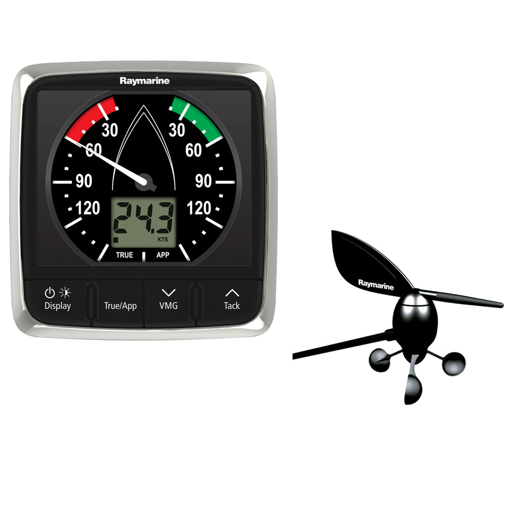 Raymarine i60 Wind Display System w/Masthead Wind Vane Transducer - View 1