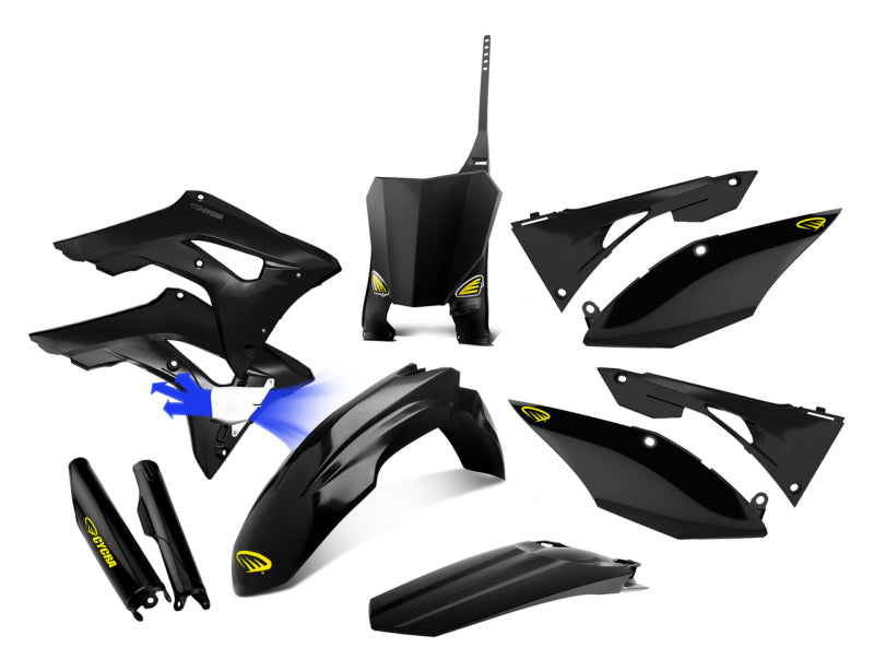 Cycra Powerflow Body Kit Honda - Black