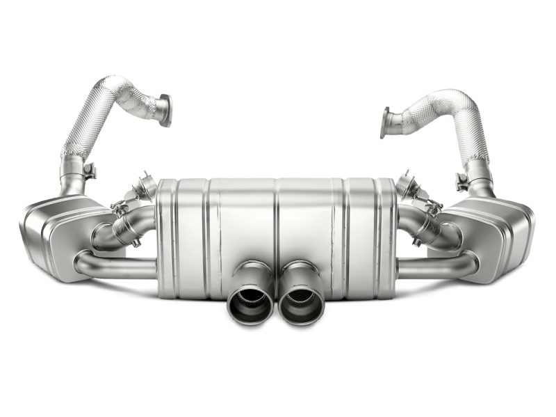 Akrapovic 16-16 Porsche Boxster Spyder (981) Slip-On Line (Titanium) w/ Titanium Tips