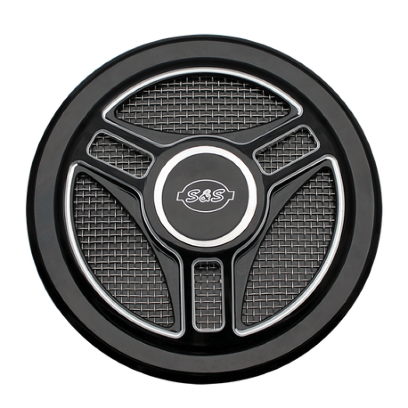 S&S Cycle Stealth AC Cover Tri-Spoke