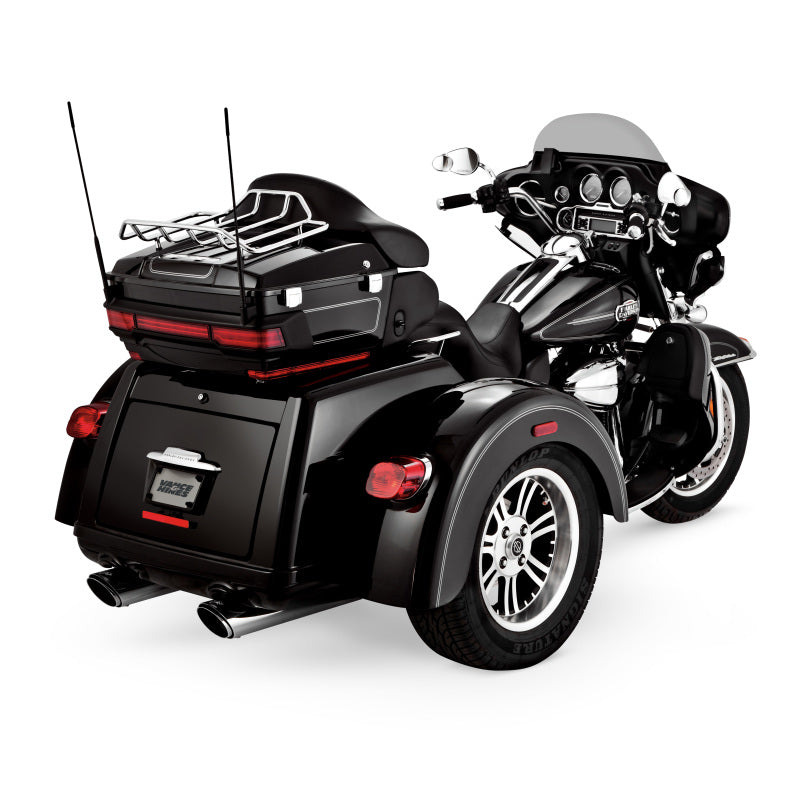 Vance and Hines Twin Slash Round Slip-Ons Chr