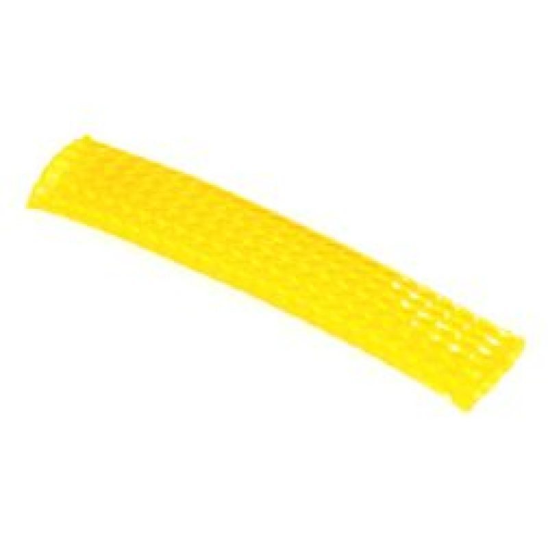 NAMZ 3/8in ID Flex Sleeving Yellow - 25ft