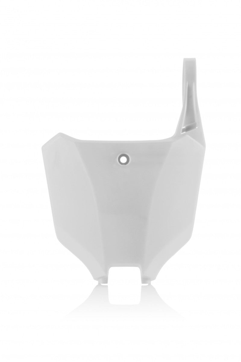 Acerbis Front Number Plate White