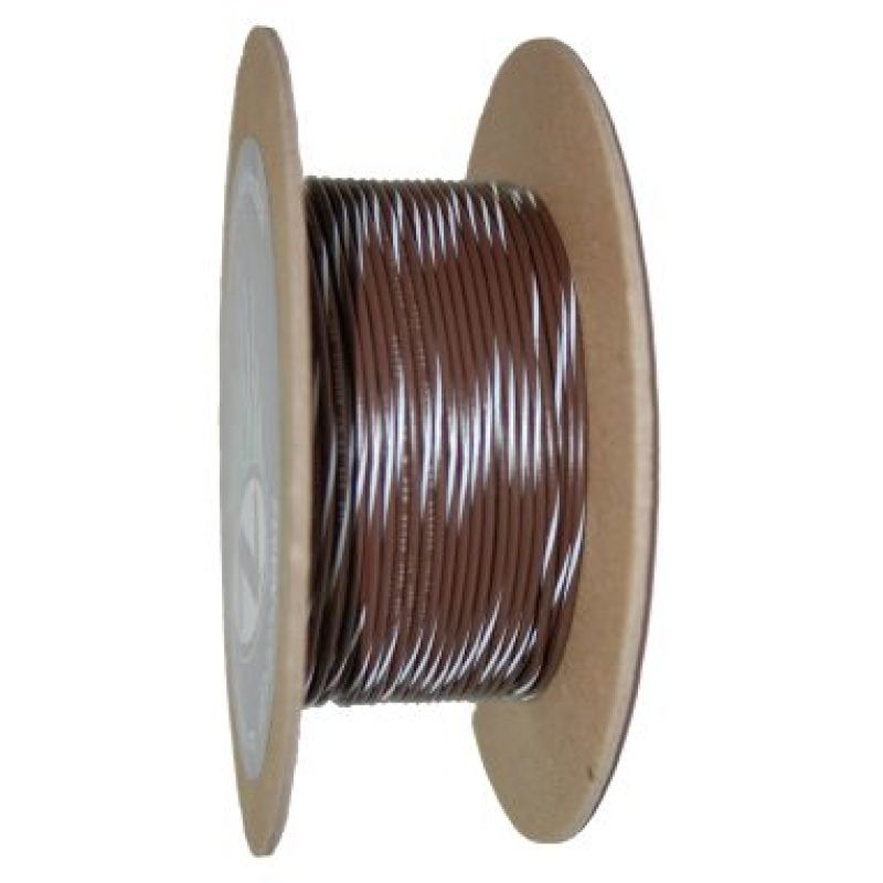 NAMZ Number 18G Primary Wire 100ft - Brown/White