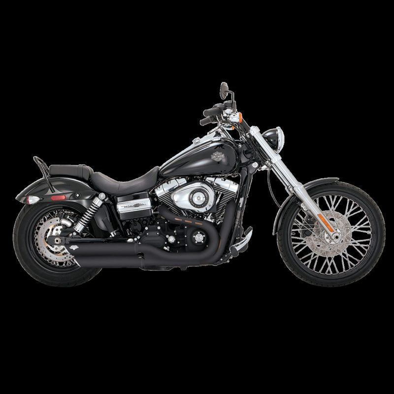 Vance and Hines 3-In Twin Slash Slip-Ons Blk